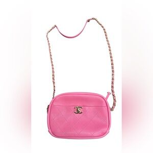 Chanel Pink Quilted Women's Bag